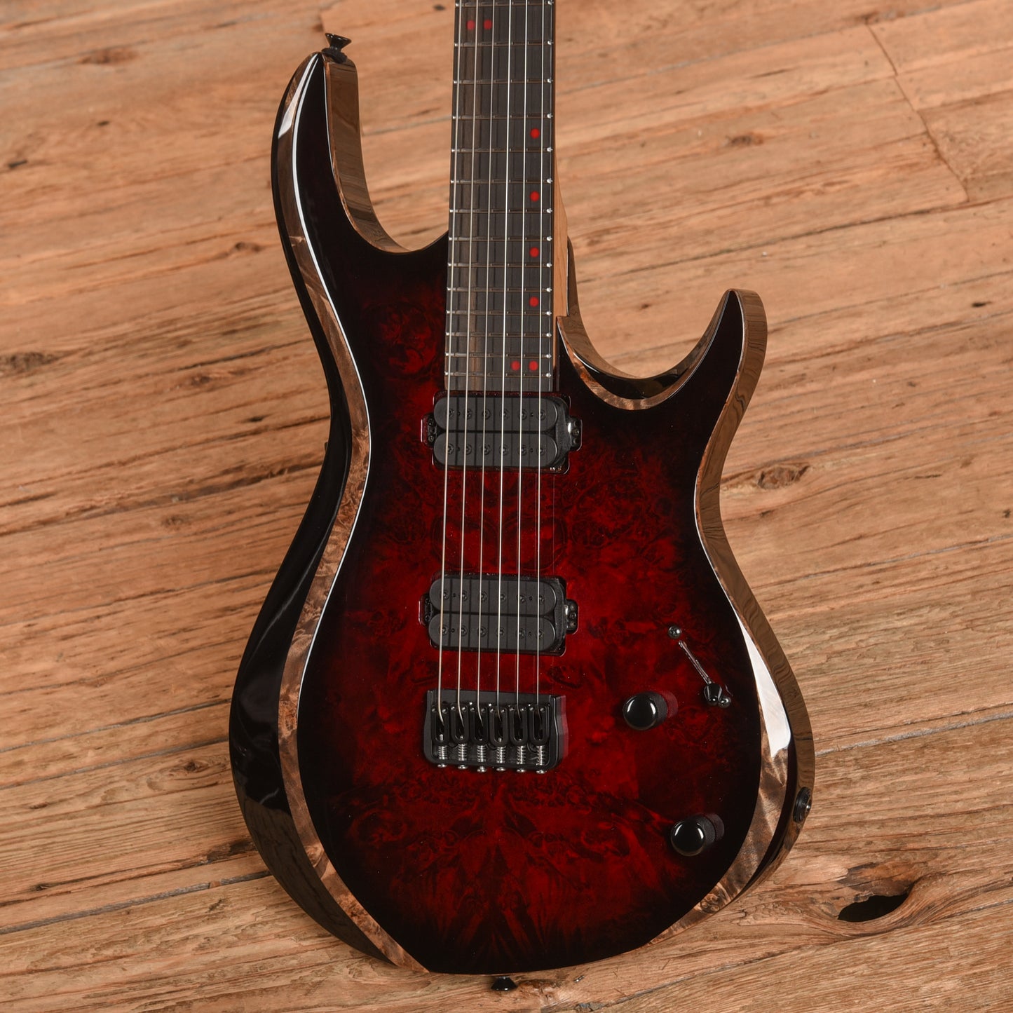 Kiesel A2 Transparent Black Electric Guitars / Solid Body