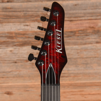 Kiesel A2 Transparent Black Electric Guitars / Solid Body