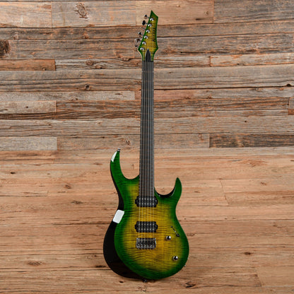 Kiesel Aries Green Burst Electric Guitars / Solid Body