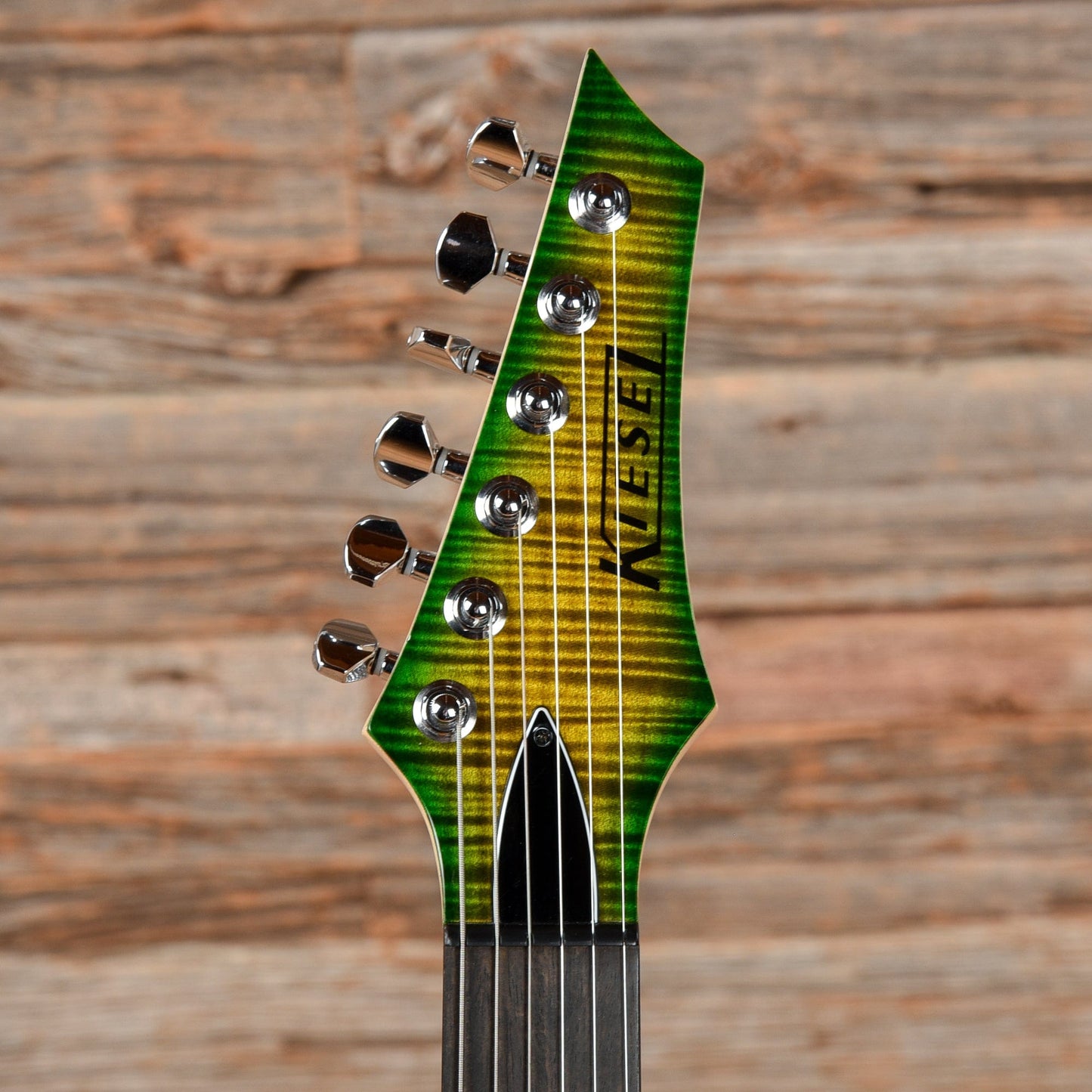 Kiesel Aries Green Burst Electric Guitars / Solid Body