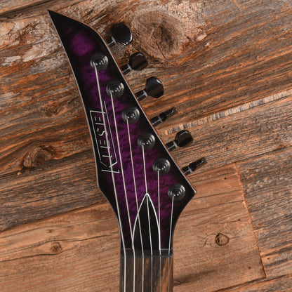 Kiesel Hyperdrive 6 Purple Sunburst Electric Guitars / Solid Body