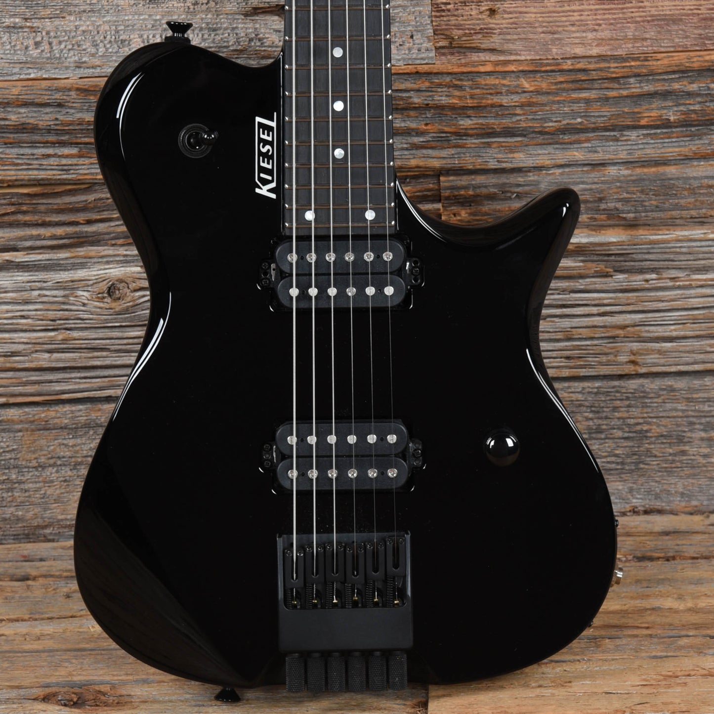 Kiesel Leia Black Electric Guitars / Solid Body