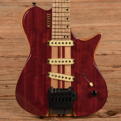 Kiesel Leia Transparent Purple Electric Guitars / Solid Body