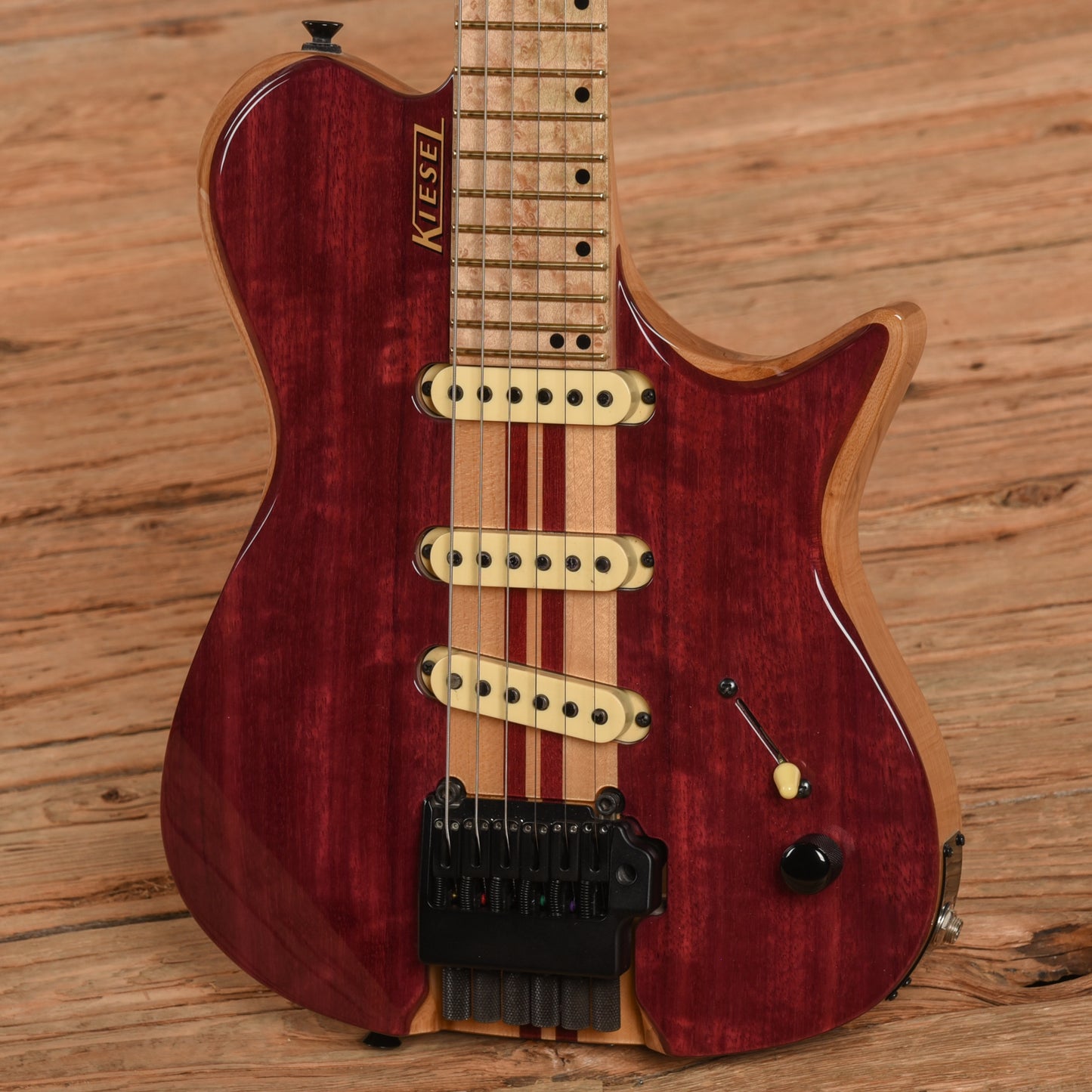 Kiesel Leia Transparent Purple Electric Guitars / Solid Body