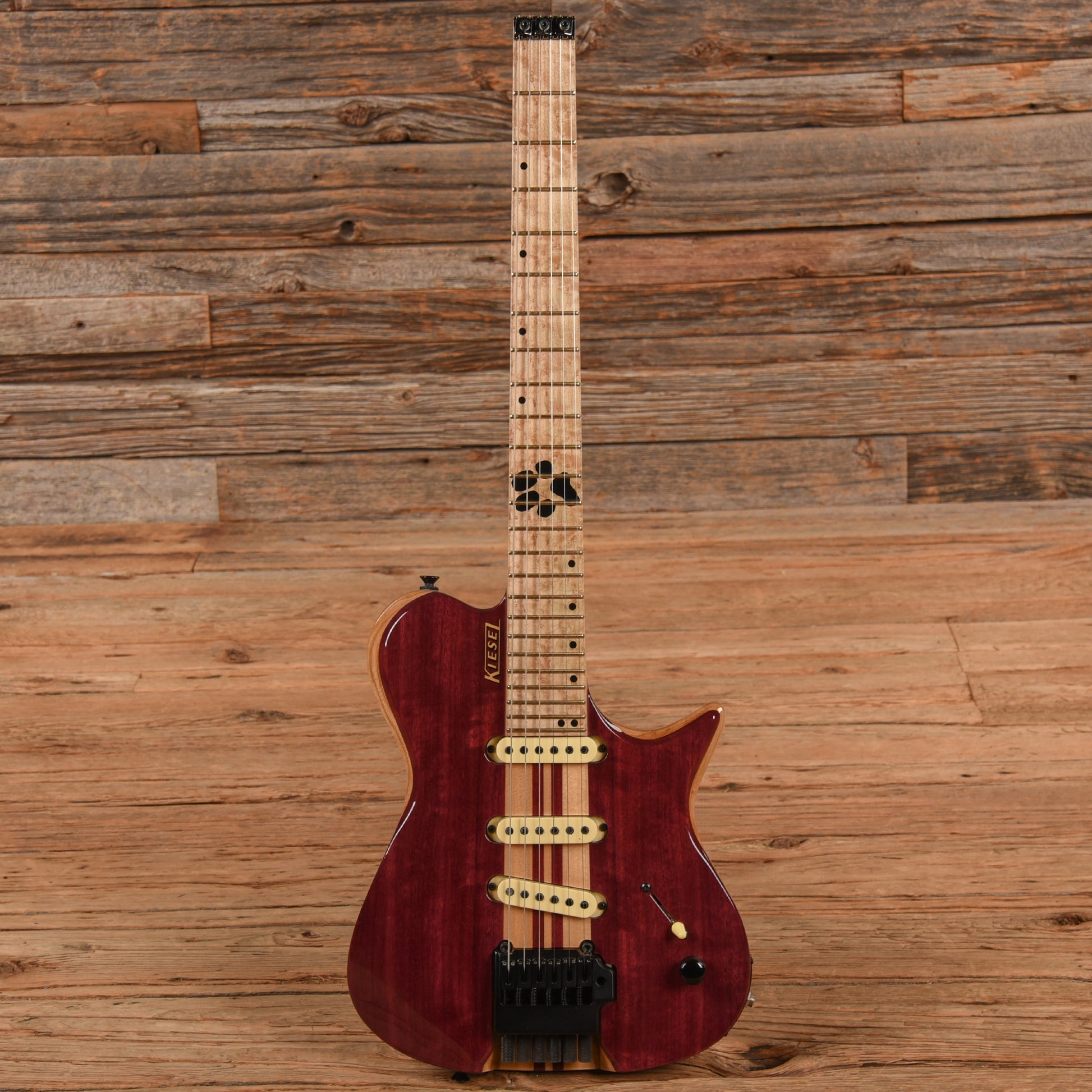 Kiesel Leia Transparent Purple Electric Guitars / Solid Body