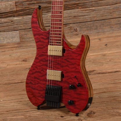 Kiesel Vader Transparent Red Electric Guitars / Solid Body