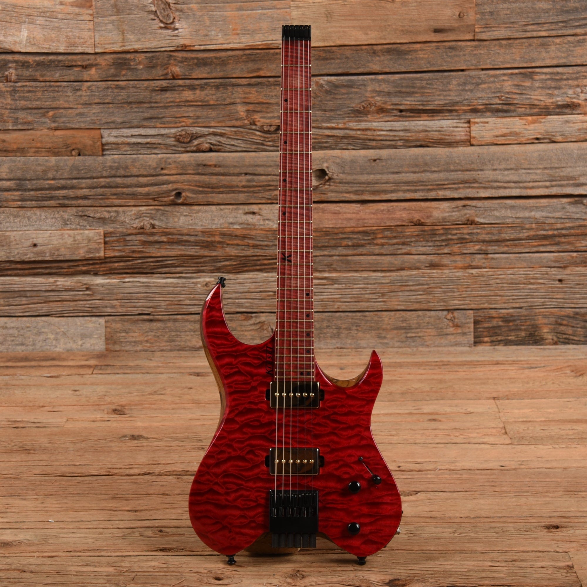 Kiesel Vader Transparent Red – Chicago Music Exchange