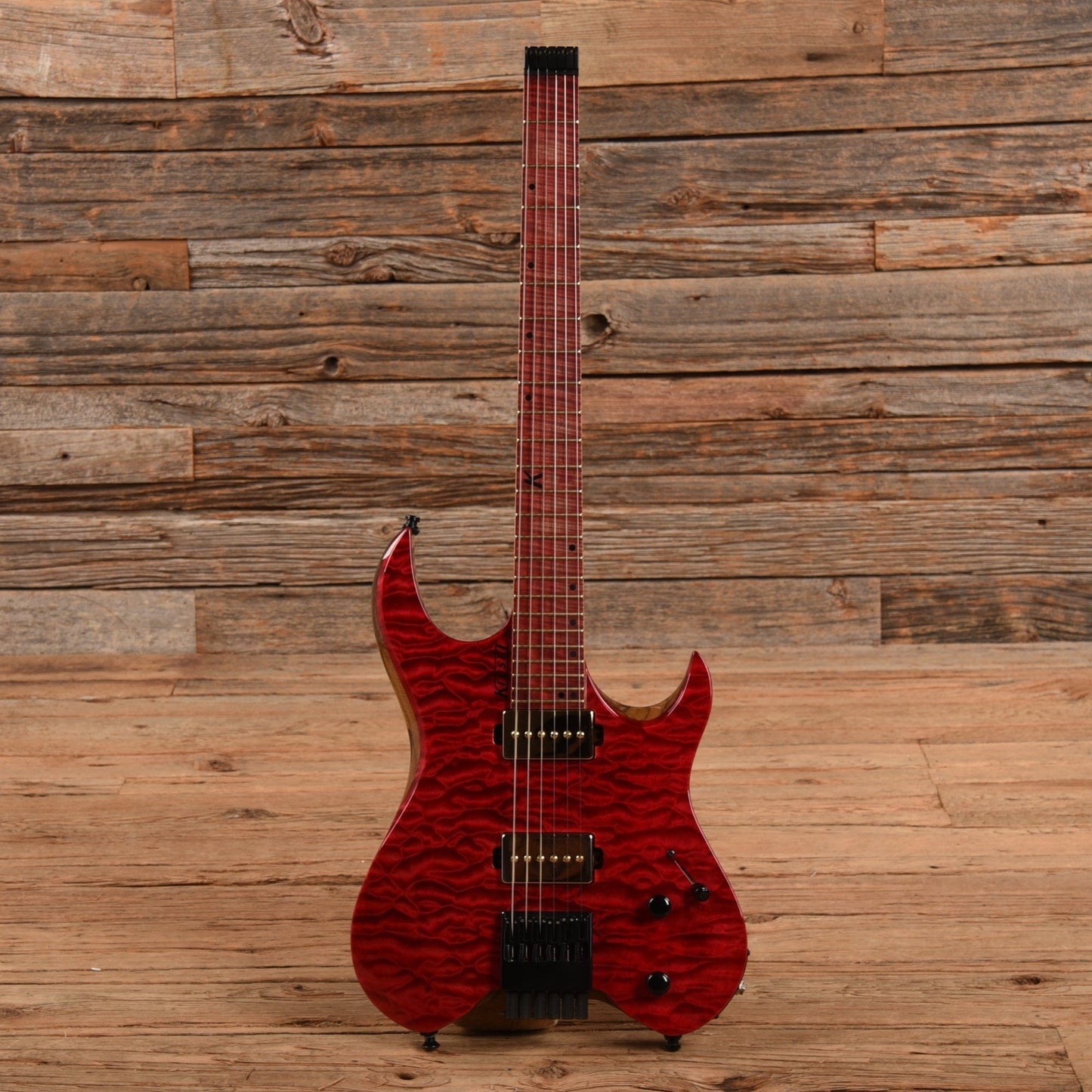 Kiesel Vader Transparent Red Electric Guitars / Solid Body