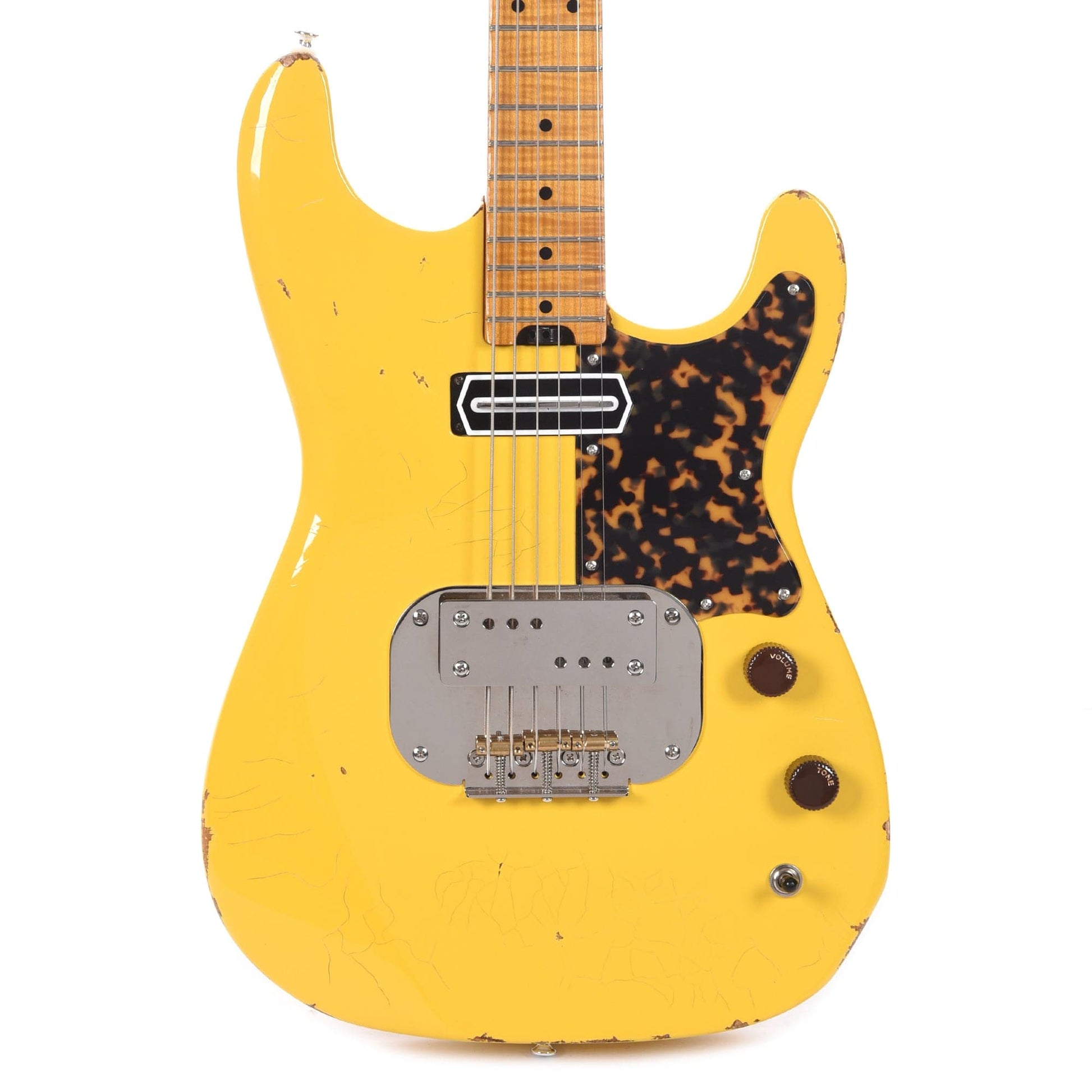 Kithara Harland Baritone Light Relic Butterscotch (Serial #143) Electric Guitars / Solid Body