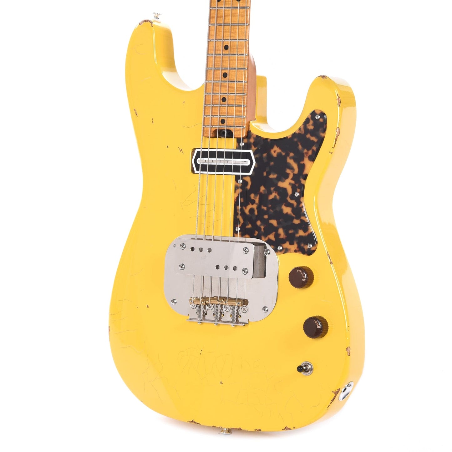 Kithara Harland Baritone Light Relic Butterscotch (Serial #143) Electric Guitars / Solid Body