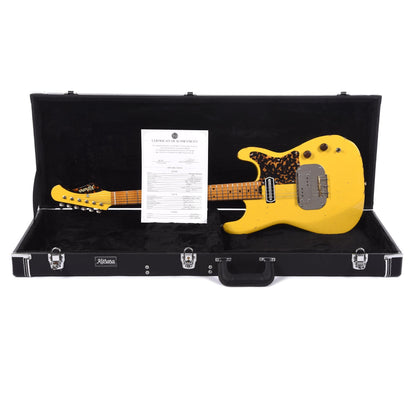 Kithara Harland Baritone Light Relic Butterscotch (Serial #143) Electric Guitars / Solid Body