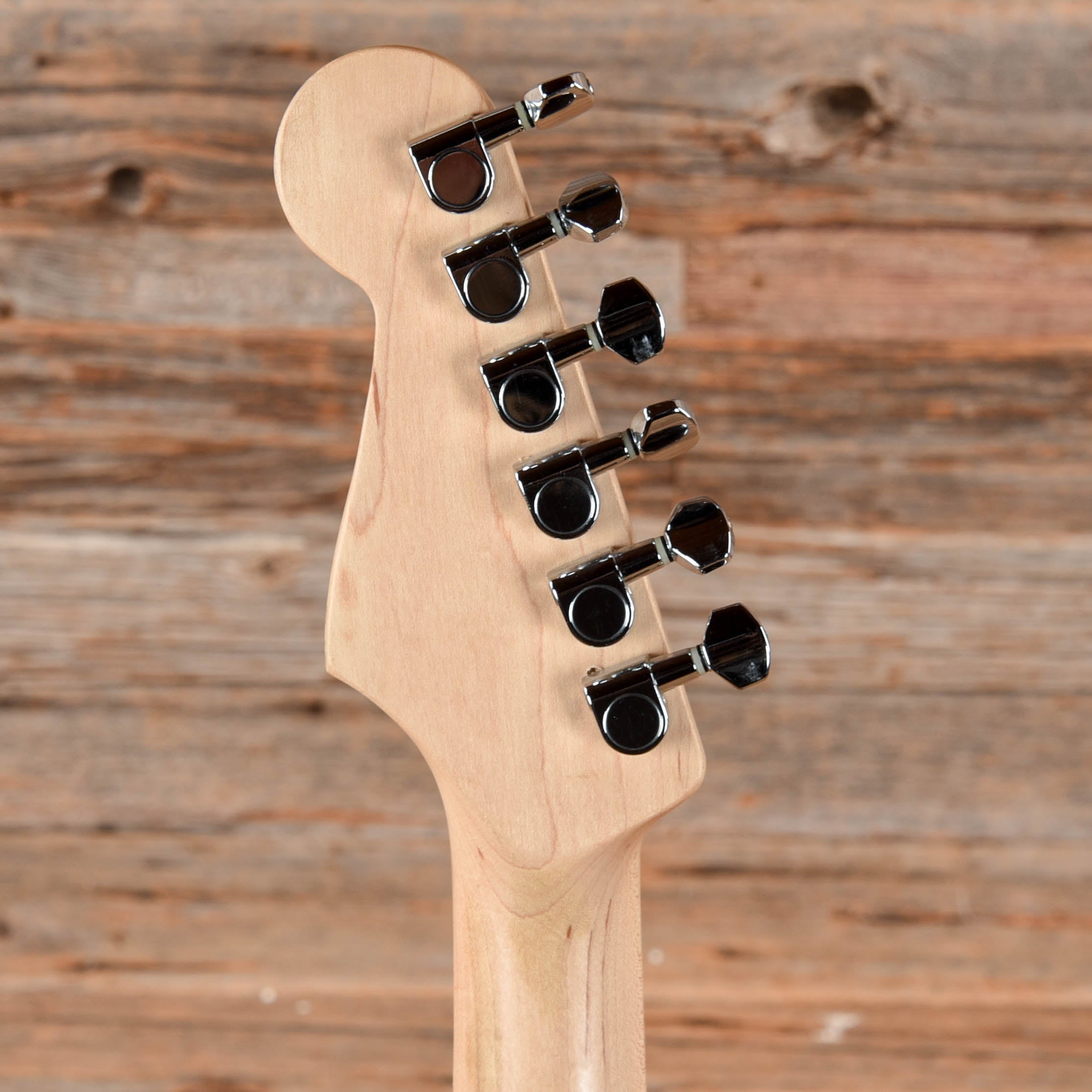 Squier Partscaster with Mighty Mite Neck Candy Apple Red