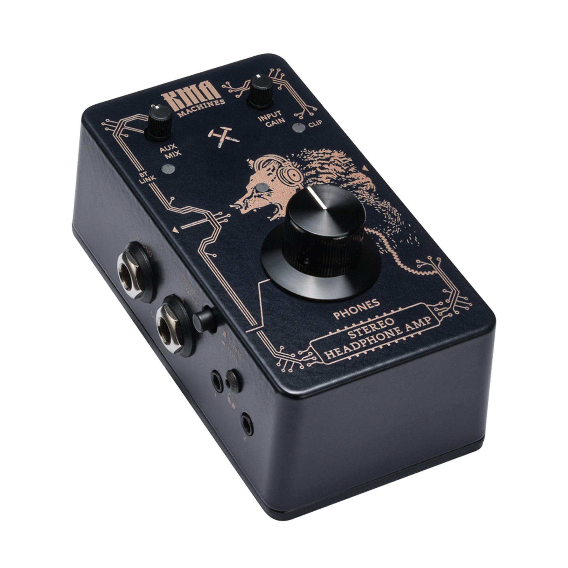 KMA Stereo Headphone Amp with Bluetooth, Aux Mix, and Switchable Pass-Thru Amps / Guitar Amps / Guitar Headphone Amps