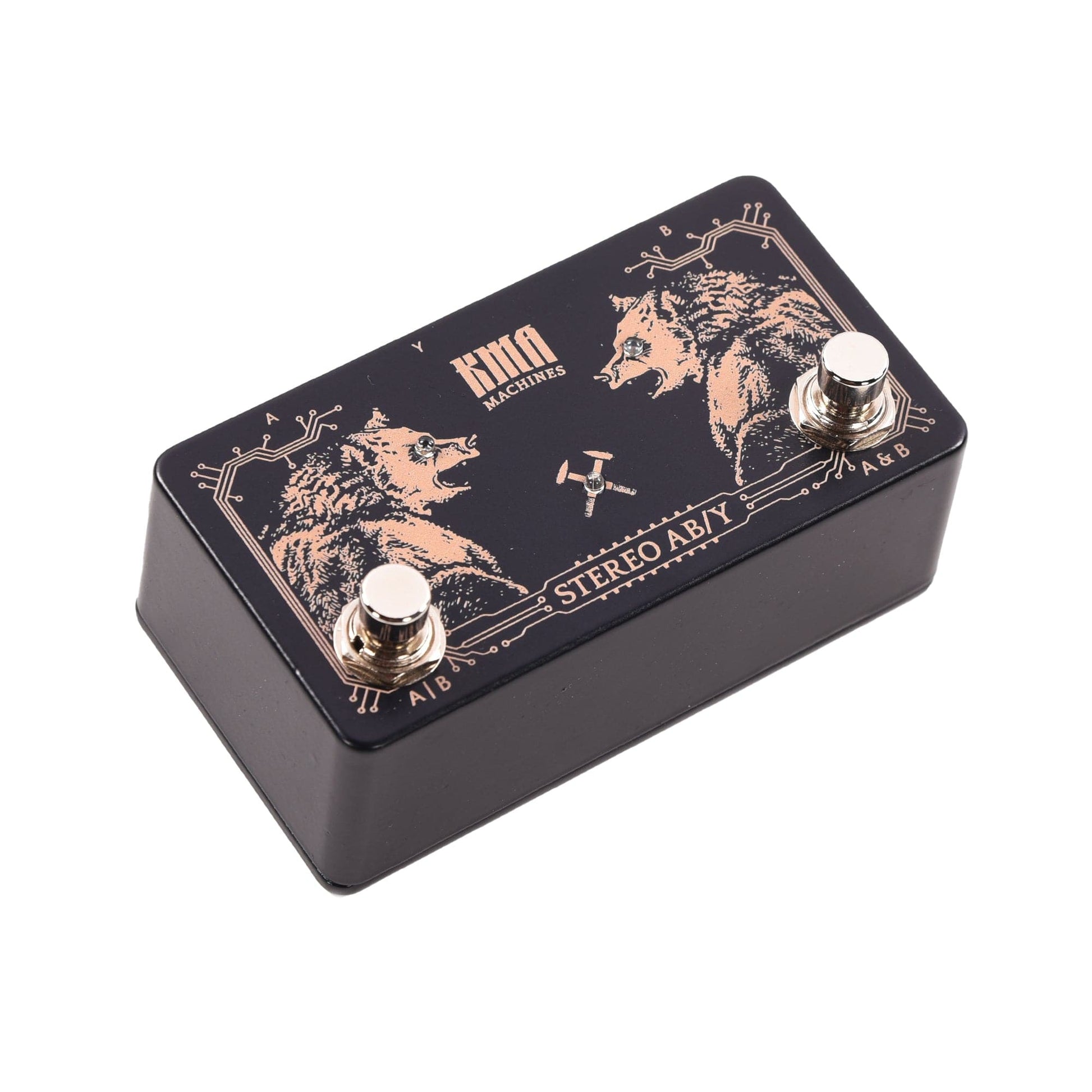 stereo aby pedal KMA Machines Passive Stereo ABY Pedal w/Active Switching – Chicago Music Exchange