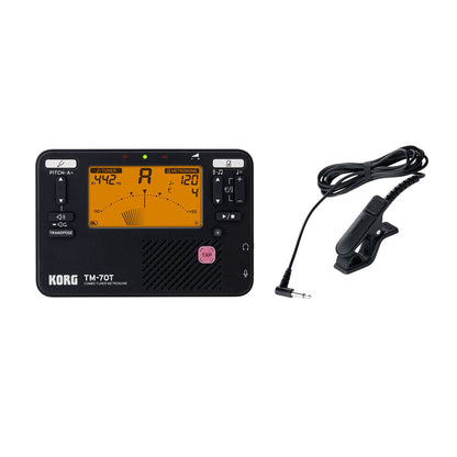 Korg TM-70T / CM400 Combo Pack Black Accessories / Tuners