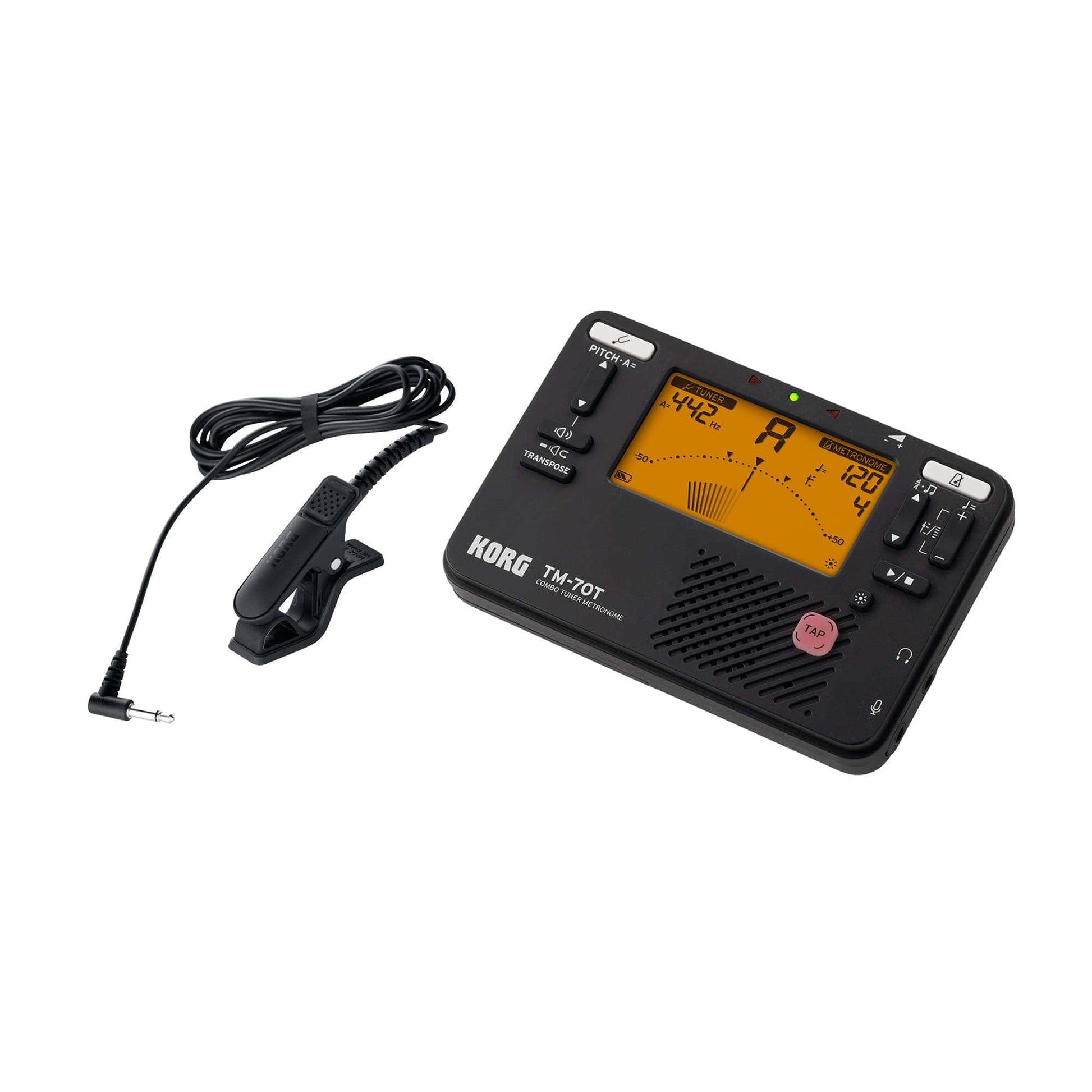Korg TM-70T / CM400 Combo Pack Black Accessories / Tuners