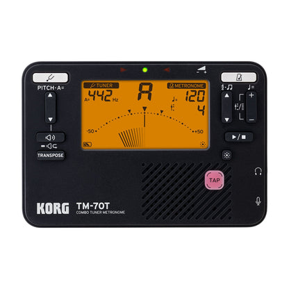 Korg TM-70T Tuner & Metronome Black Accessories / Tuners