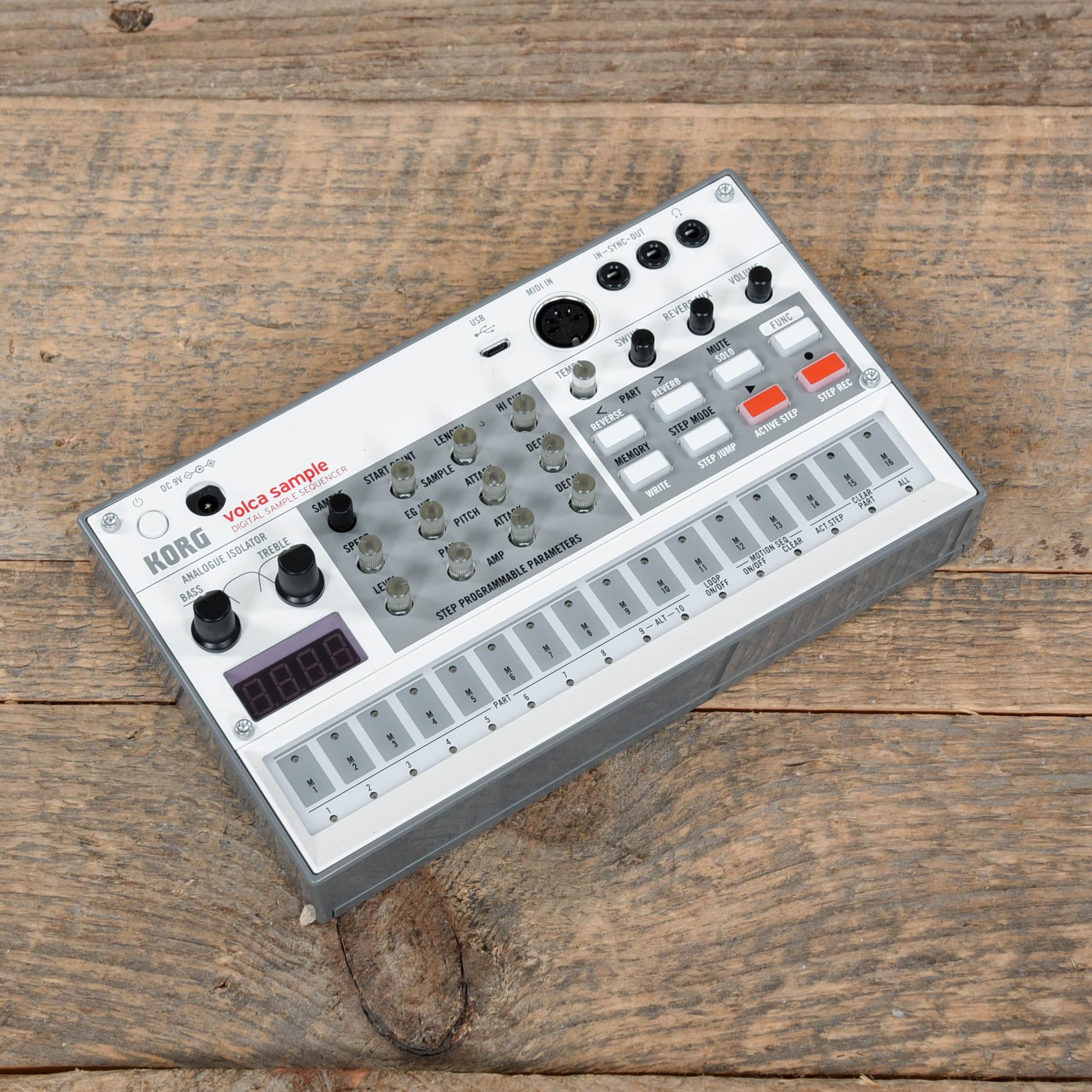 Sequencer Machine Music Korg Volca Sample Digital Sample Sequencer V2 – Chicago Music Exchange