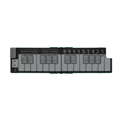 Korg Nanokey Fold Foldable MIDI Keyboard Alpine Green Effects and Pedals / Controllers, Volume and Expression