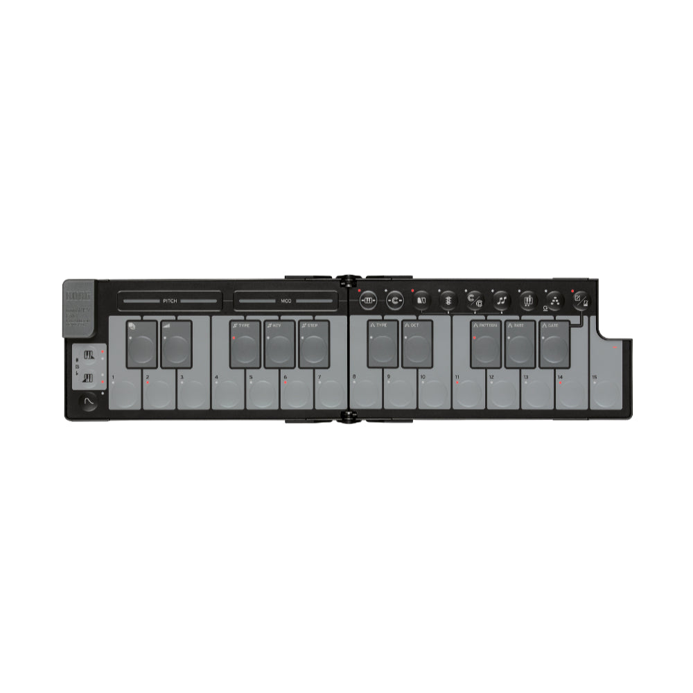 Korg Nanokey Fold Foldable MIDI Keyboard Black Effects and Pedals / Controllers, Volume and Expression