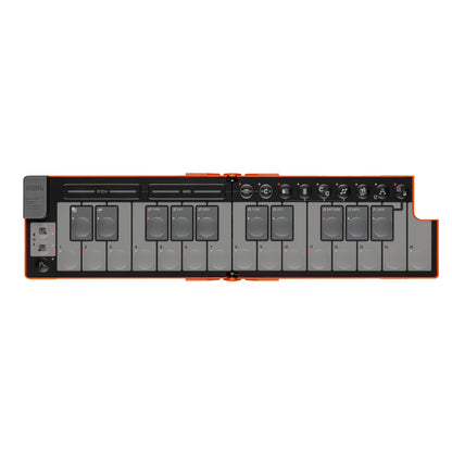 Korg Nanokey Fold Foldable MIDI Keyboard Lava Orange Effects and Pedals / Controllers, Volume and Expression