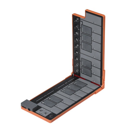 Korg Nanokey Fold Foldable MIDI Keyboard Lava Orange Keyboards and Synths / MIDI Controllers / Keyboard MIDI Controllers