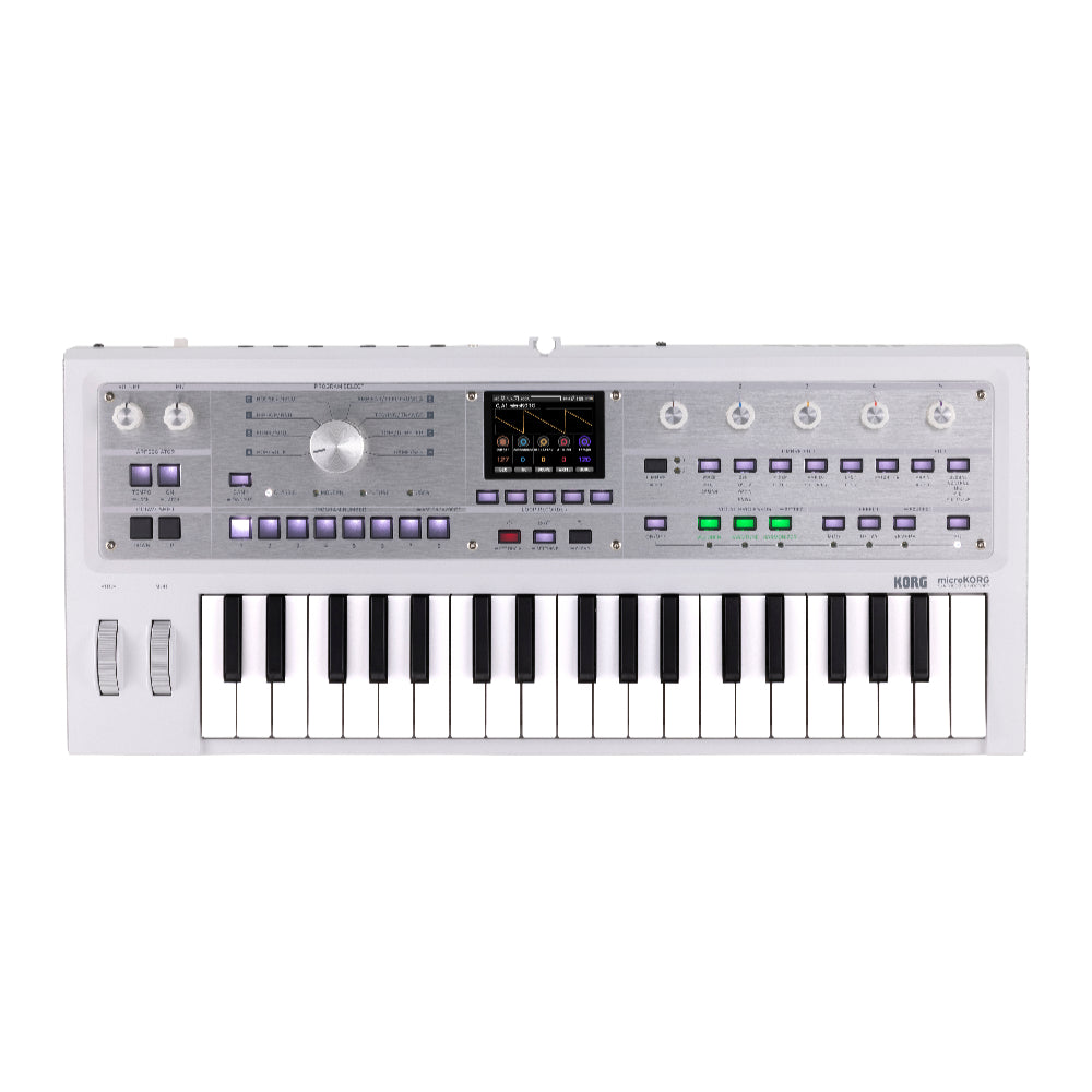 Korg MicroKorg 2 Synthesizer w/ Vocoder & Looper Limited Edition White Keyboards and Synths / Synths / Digital Synths