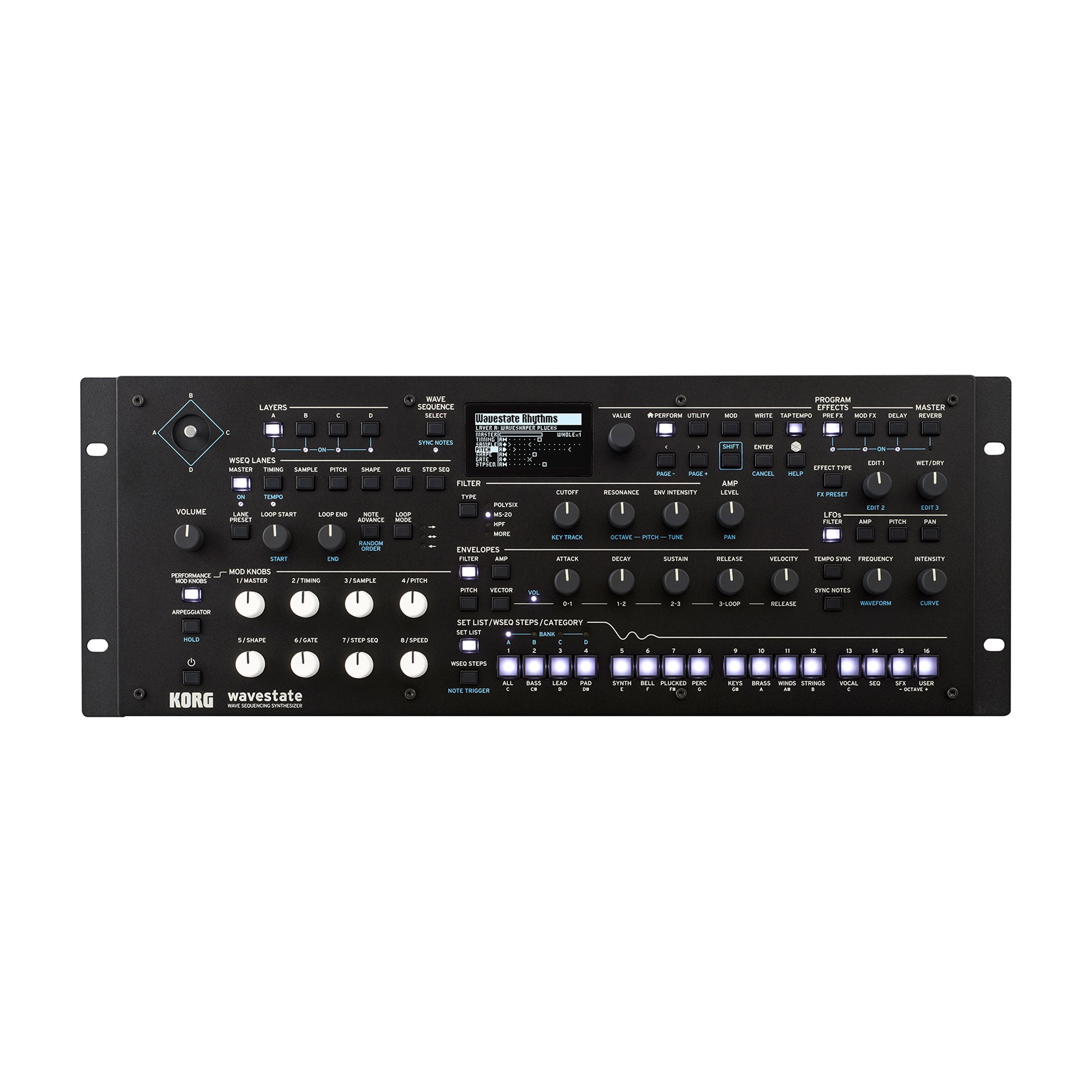 Korg Wavestate Wave Sequencing Desktop Synthesizer Module Keyboards and Synths / Synths / Digital Synths