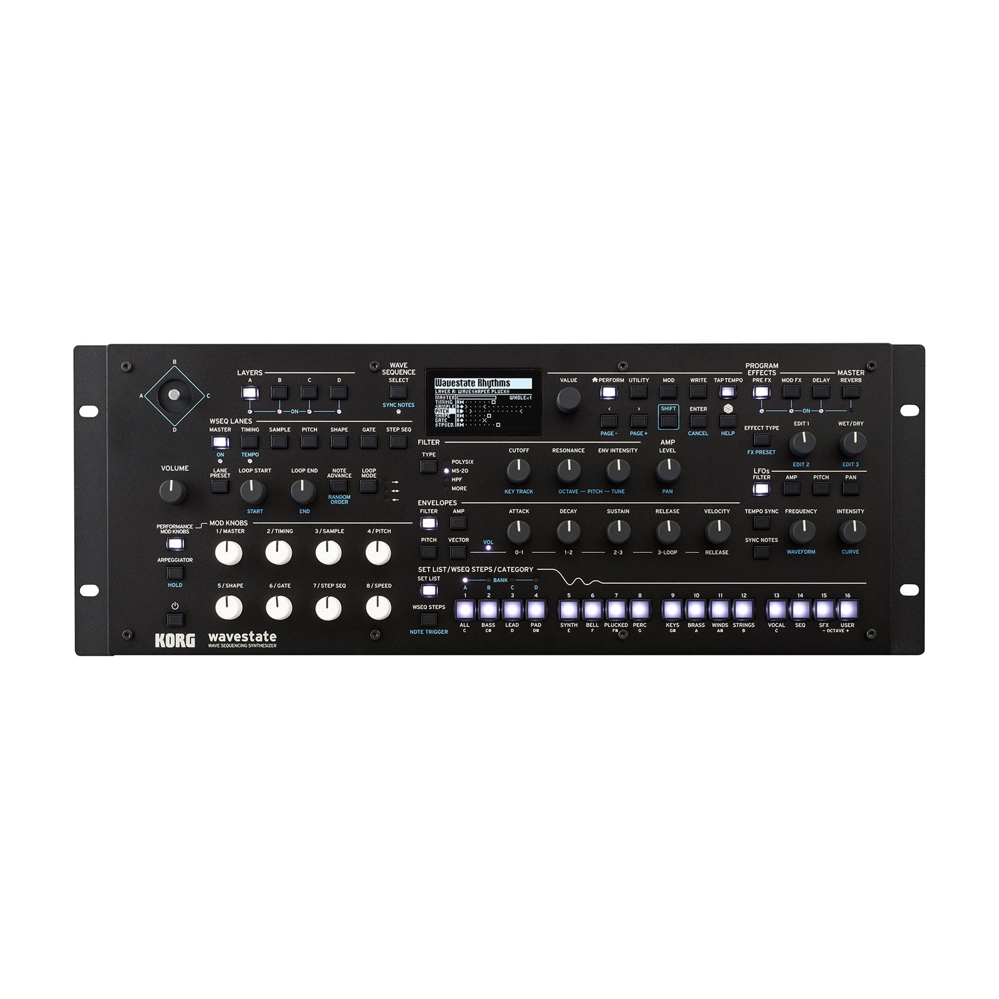 Korg Wavestate Wave Sequencing Desktop Synthesizer Module Keyboards and Synths / Synths / Digital Synths