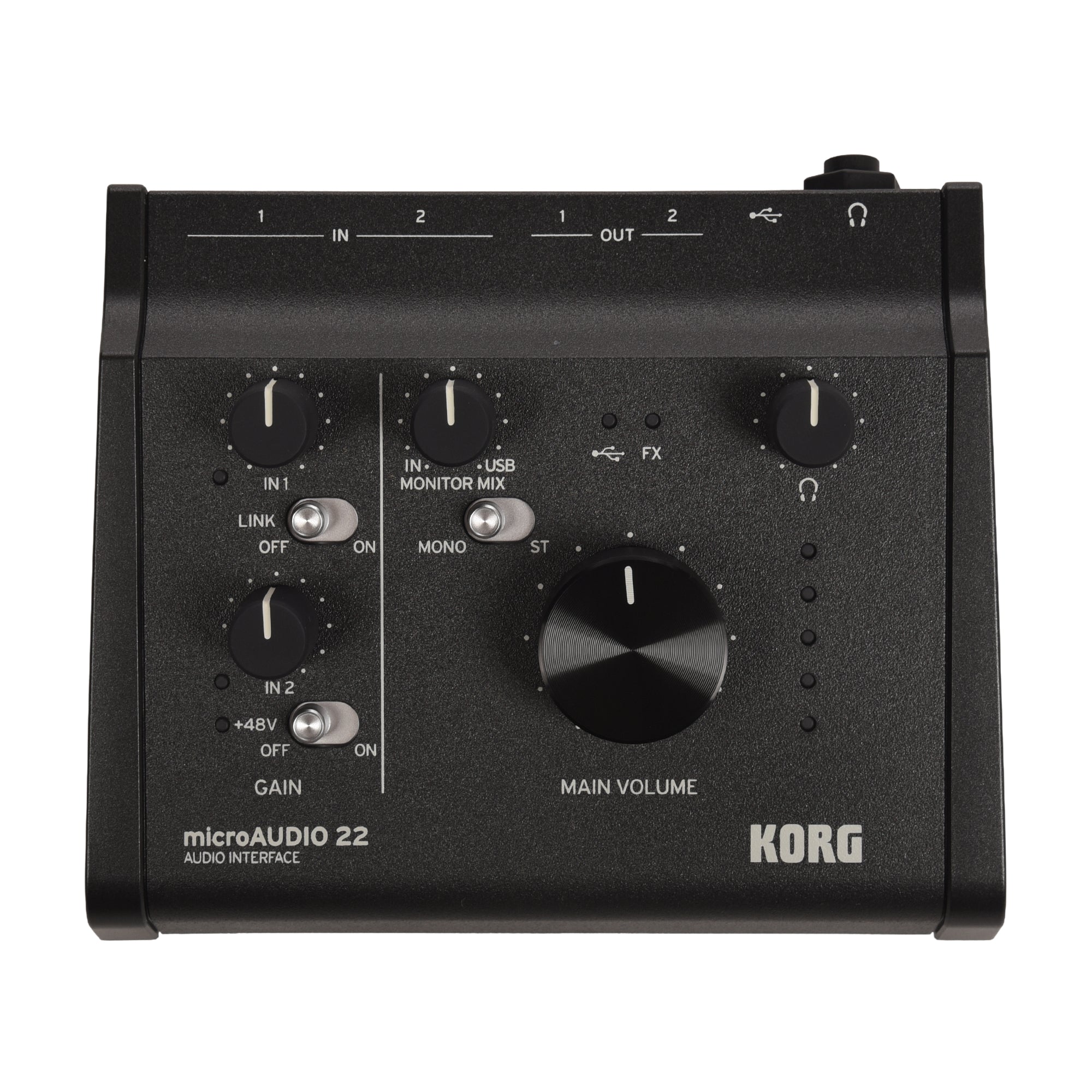 Korg microAUDIO 22 2x2 USB-C Audio Interface Pro Audio / Interfaces