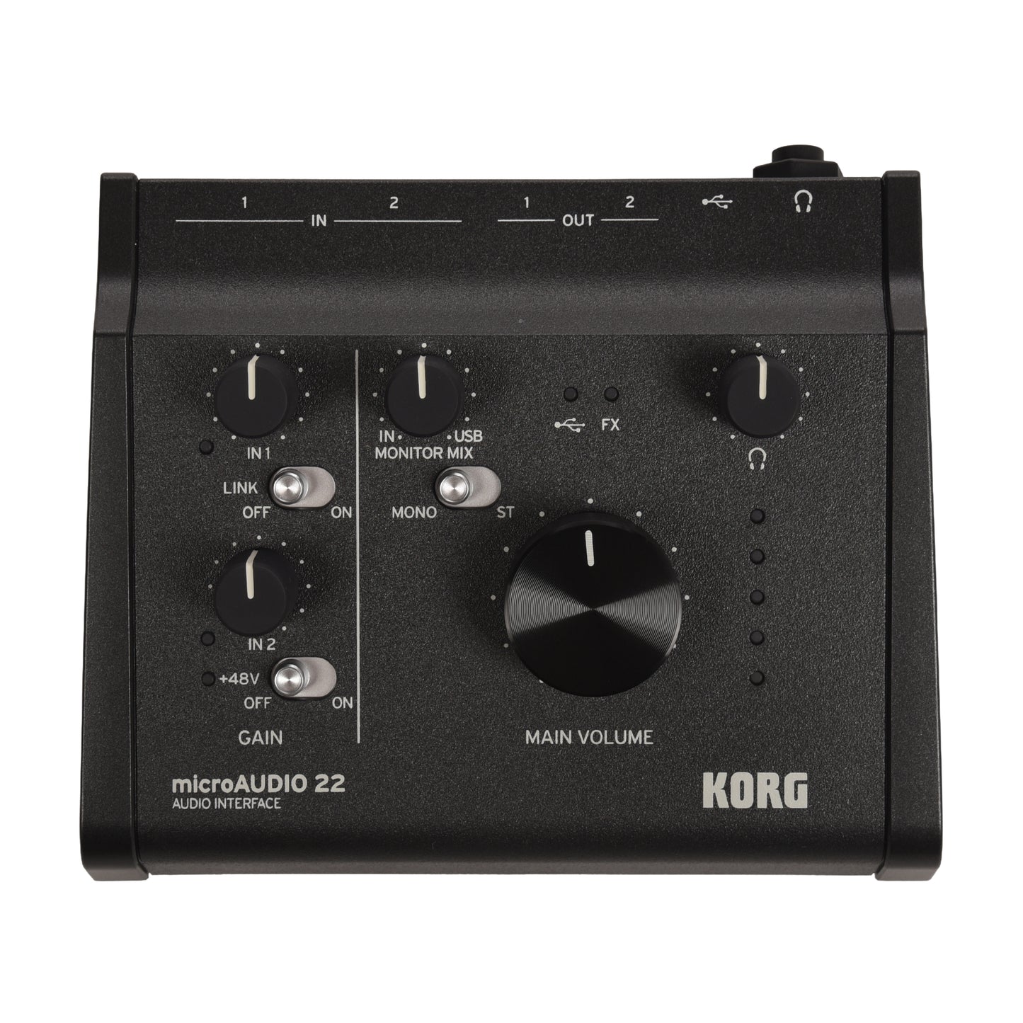 Korg microAUDIO 22 2x2 USB-C Audio Interface Pro Audio / Interfaces