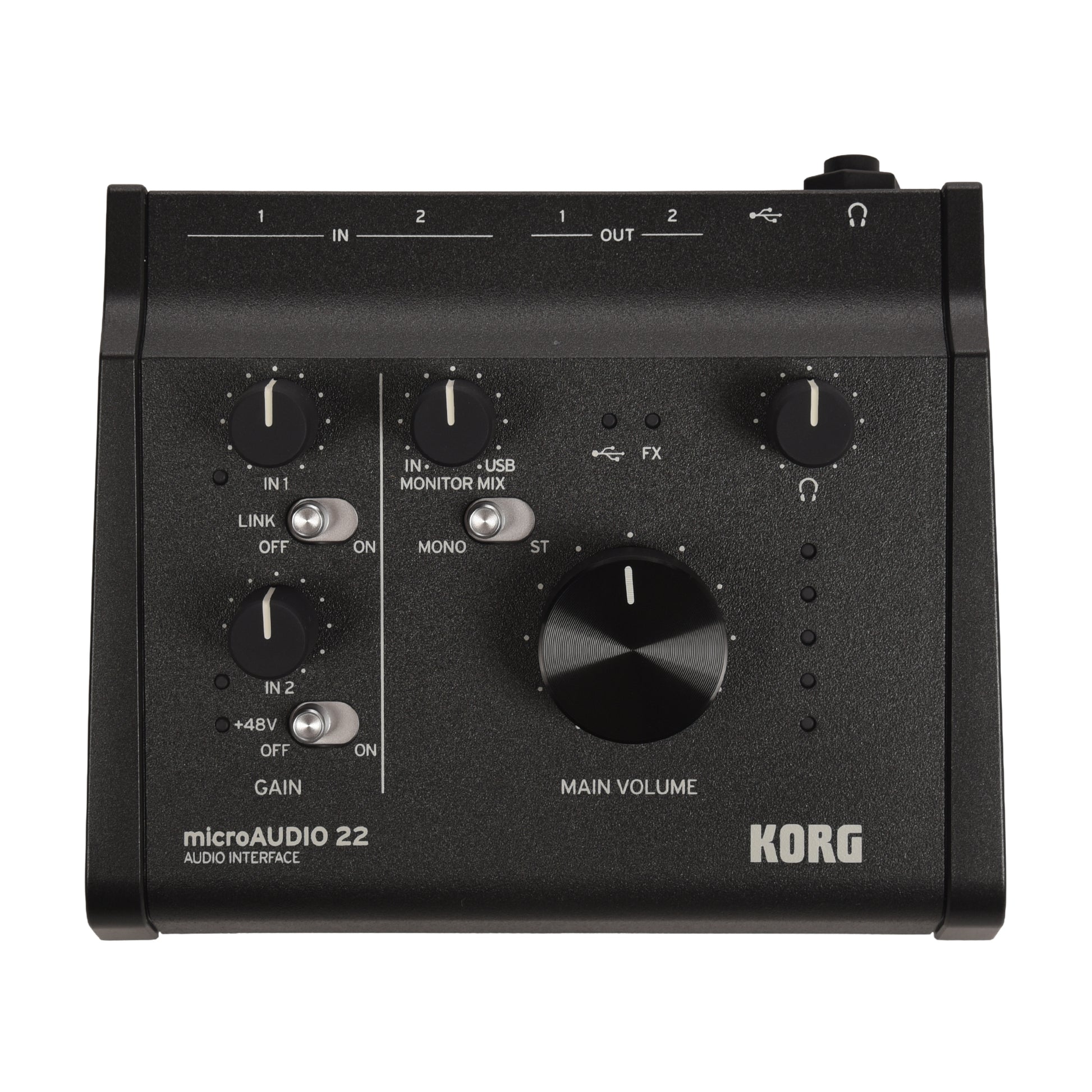 Korg microAUDIO 22 2x2 USB-C Audio Interface Pro Audio / Interfaces
