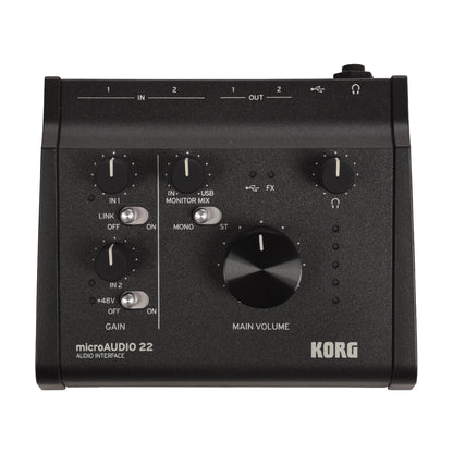 Korg microAUDIO 22 2x2 USB-C Audio Interface Pro Audio / Interfaces