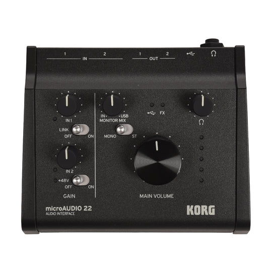 Korg microAUDIO 22 2x2 USB-C Audio Interface Pro Audio / Interfaces