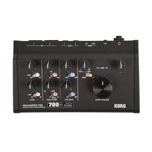 Korg microAUDIO 722 2x2 USB-C Audio Interface w/Analog Filter Pro Audio / Interfaces