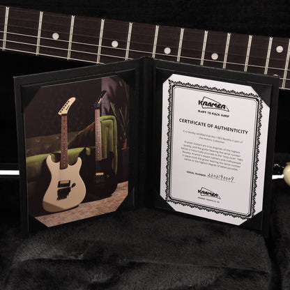 Kramer 1983 Baretta Reissue MIJ Classic White Electric Guitars / Solid Body