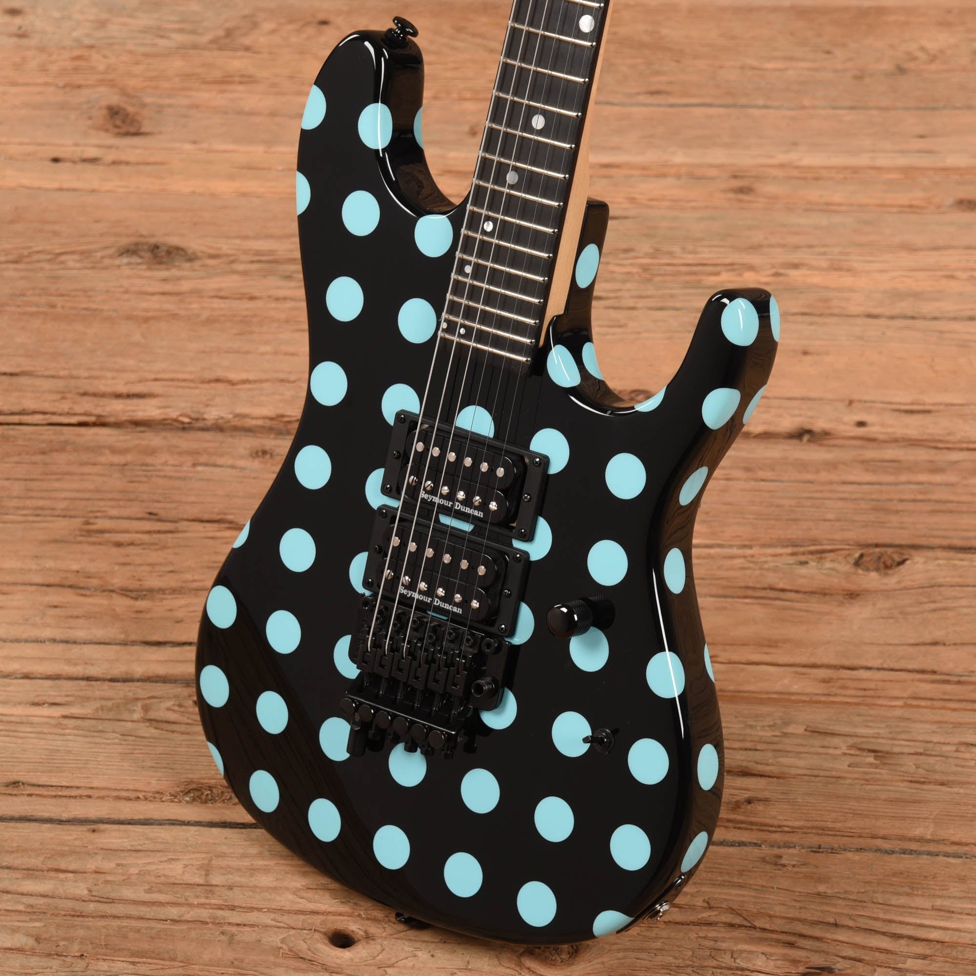 Kramer Night Rider Kramer NightSwan Black Polka Dot 2020 – Chicago Music Exchange