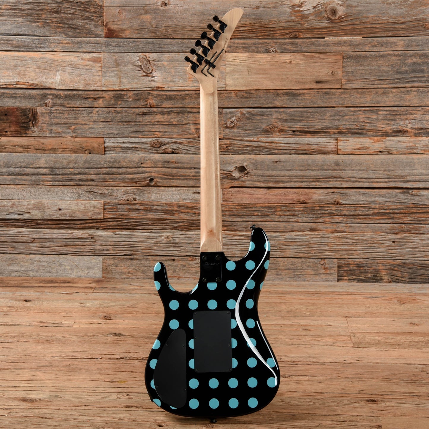 Kramer Nightswan Black with Blue Polka Dots 2020 Electric Guitars / Solid Body