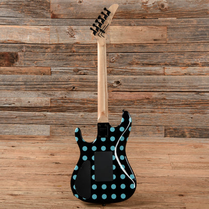 Kramer Nightswan Black with Blue Polka Dots 2020 Electric Guitars / Solid Body