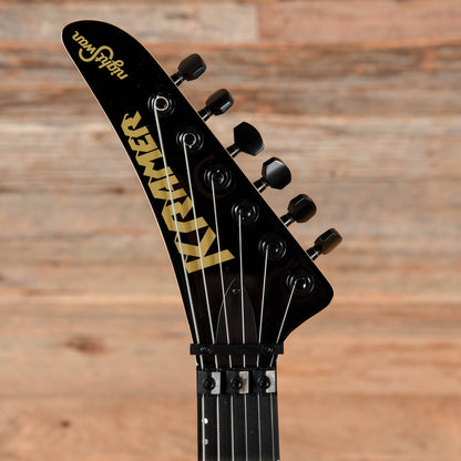Kramer Nightswan Black with Blue Polka Dots 2020 Electric Guitars / Solid Body