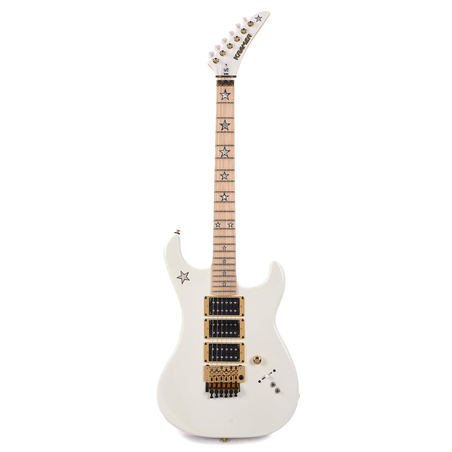 Kramer Original Jersey Star White Pearl Electric Guitars / Solid Body