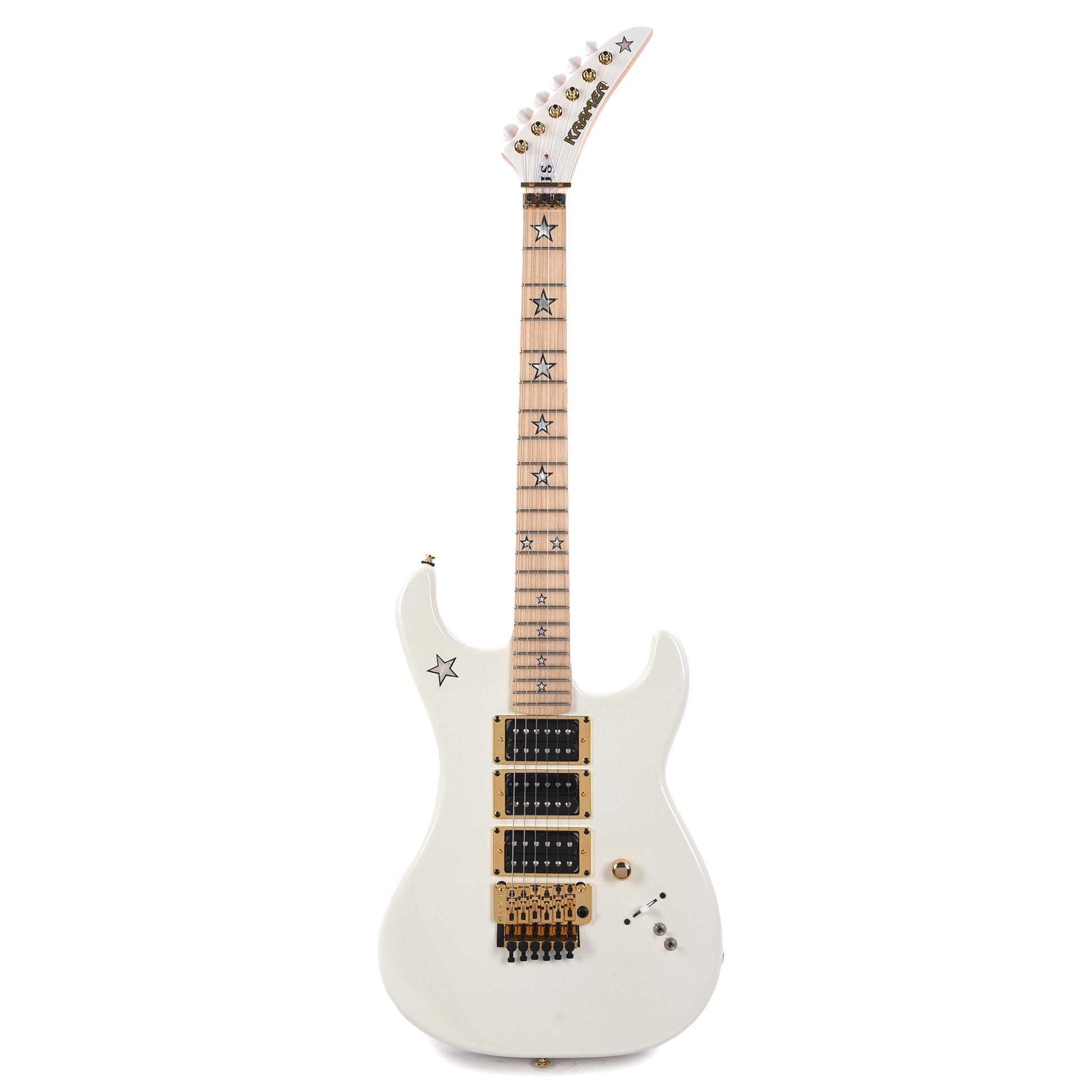 Kramer Original Jersey Star White Pearl Electric Guitars / Solid Body
