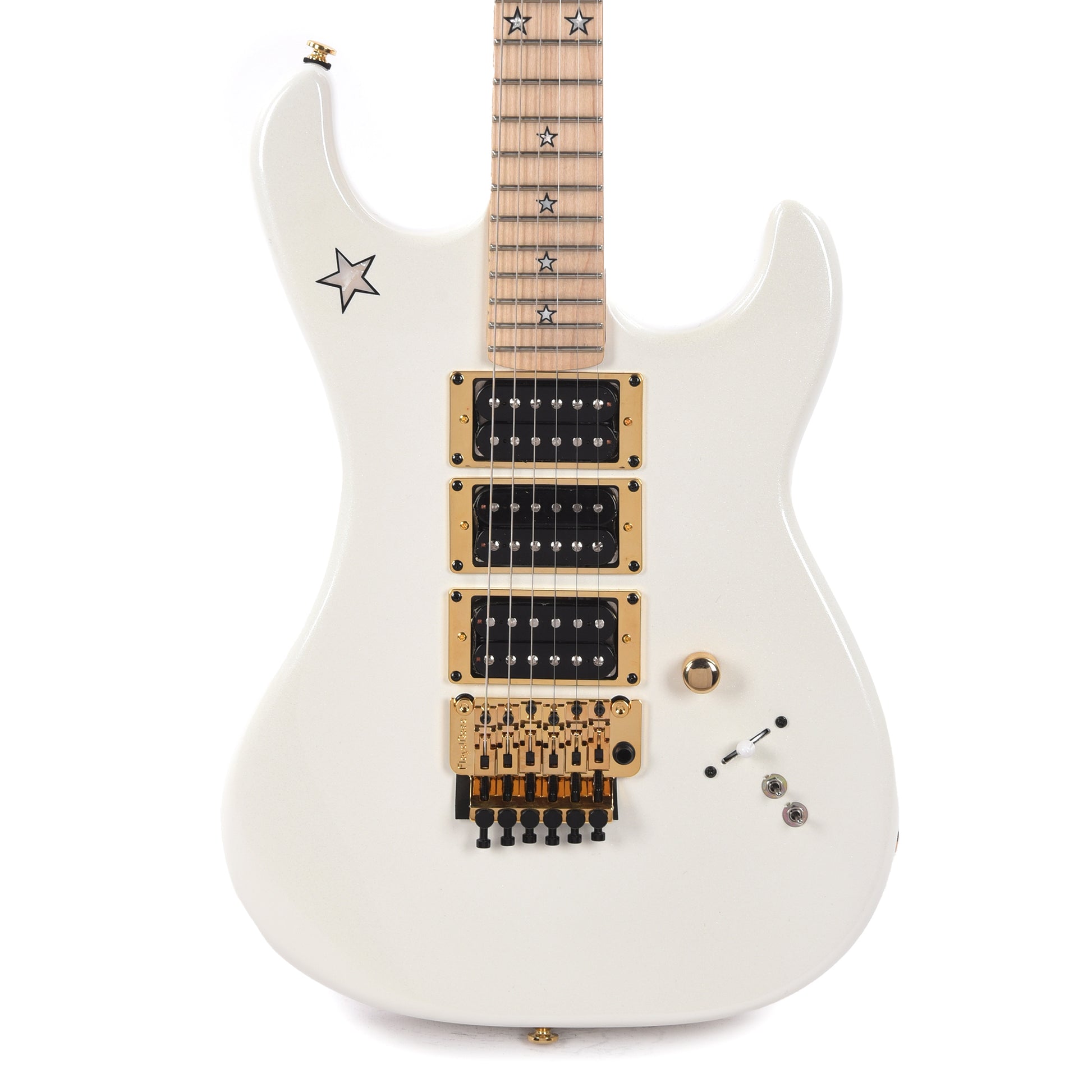 Kramer Original Jersey Star White Pearl Electric Guitars / Solid Body