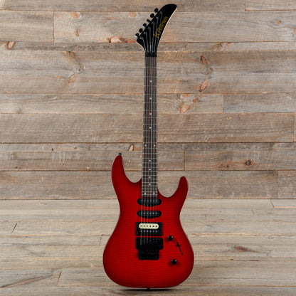 Kramer Striker Figured HSS Transparent Red w/Floyd Rose Special Electric Guitars / Solid Body