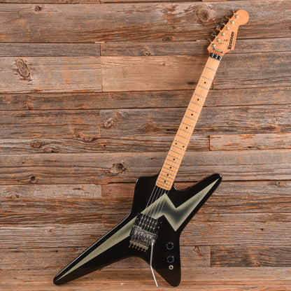 Kramer Voyager Black w/Lightning Graphic 1981 Electric Guitars / Solid Body