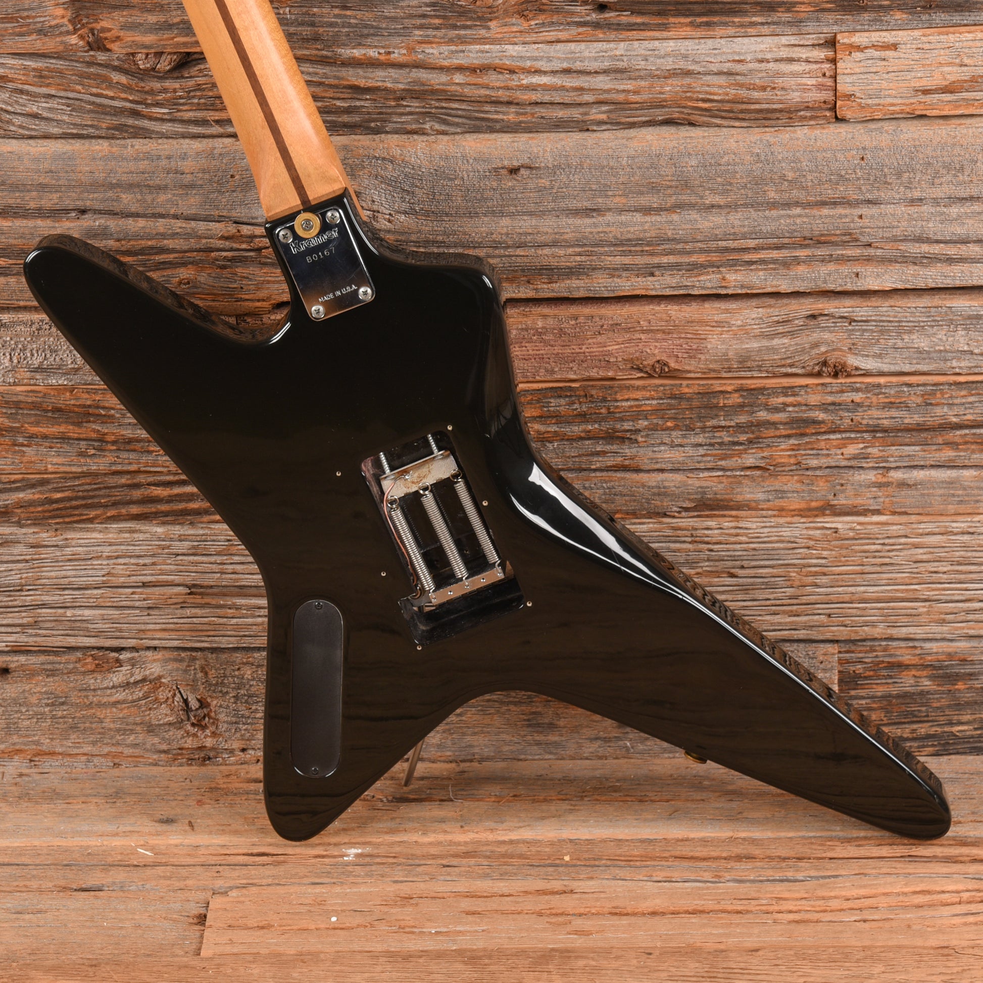 Kramer Voyager Black w/Lightning Graphic 1981 Electric Guitars / Solid Body