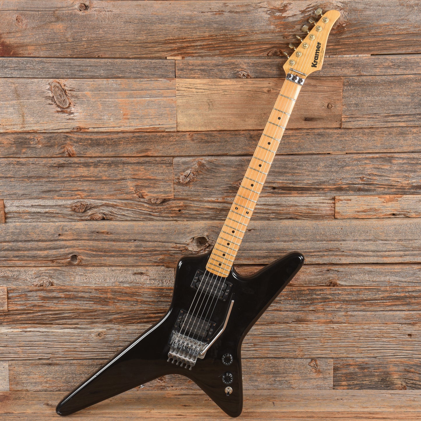 Kramer Voyager Series Black 1983 Electric Guitars / Solid Body