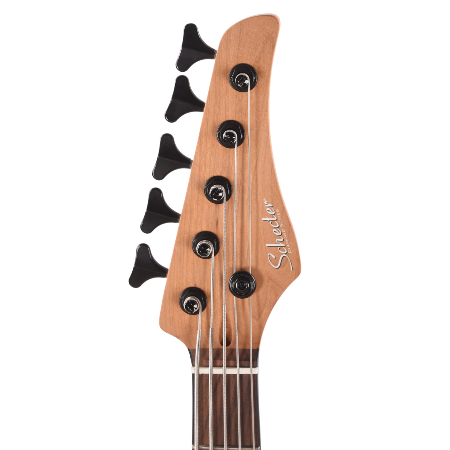 Schecter C-5 Standard Bass Guitar Tobacco Burl