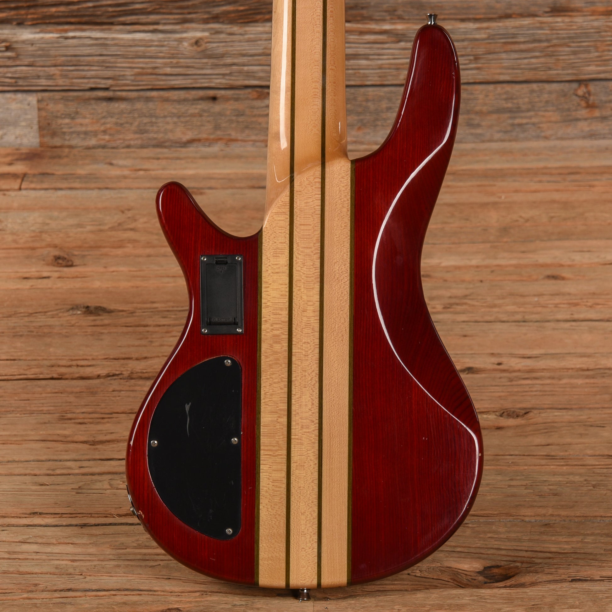 Ktone 6-String Fretless Bass Transparent Red Bass Guitars / 5-String or More