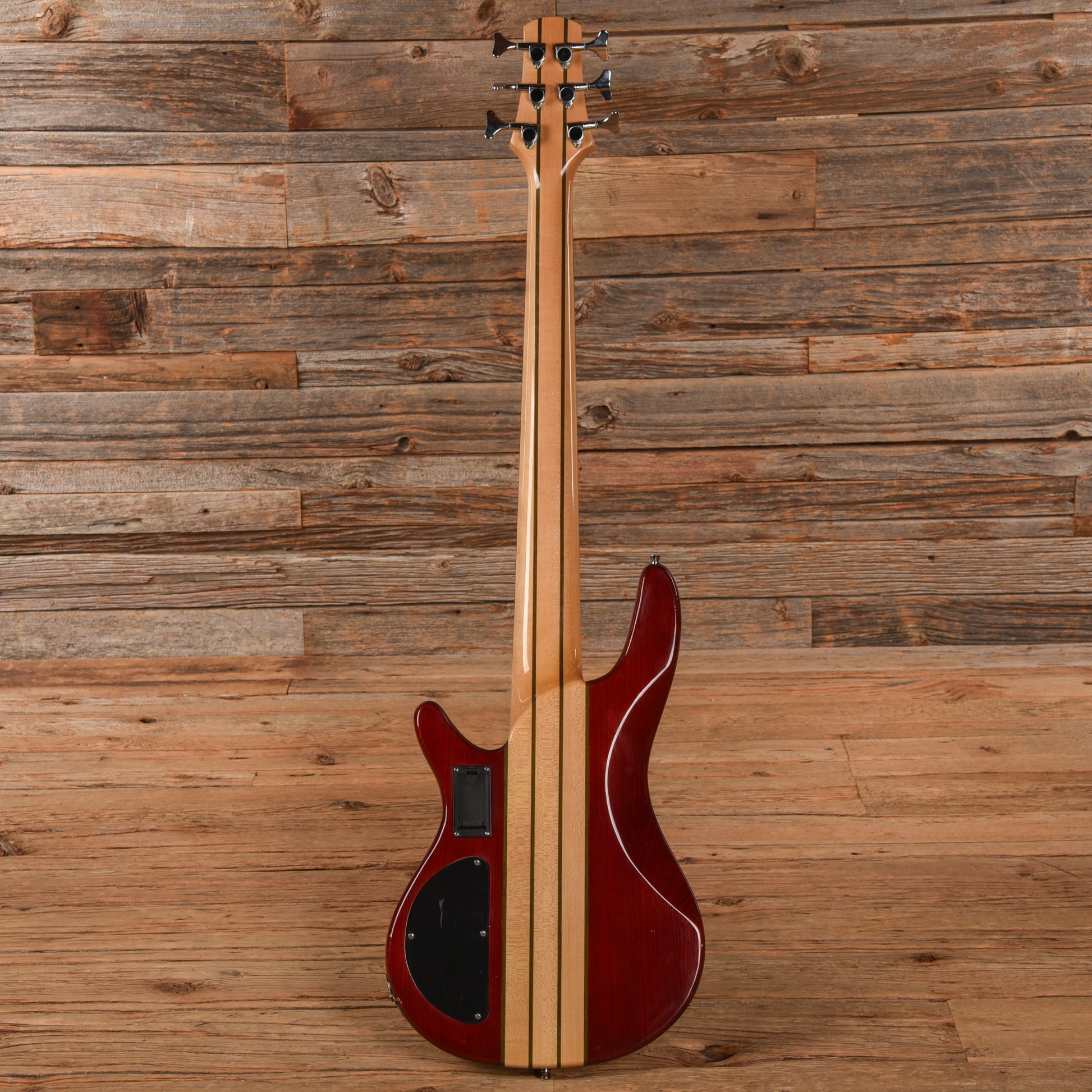 Ktone 6-String Fretless Bass Transparent Red Bass Guitars / 5-String or More